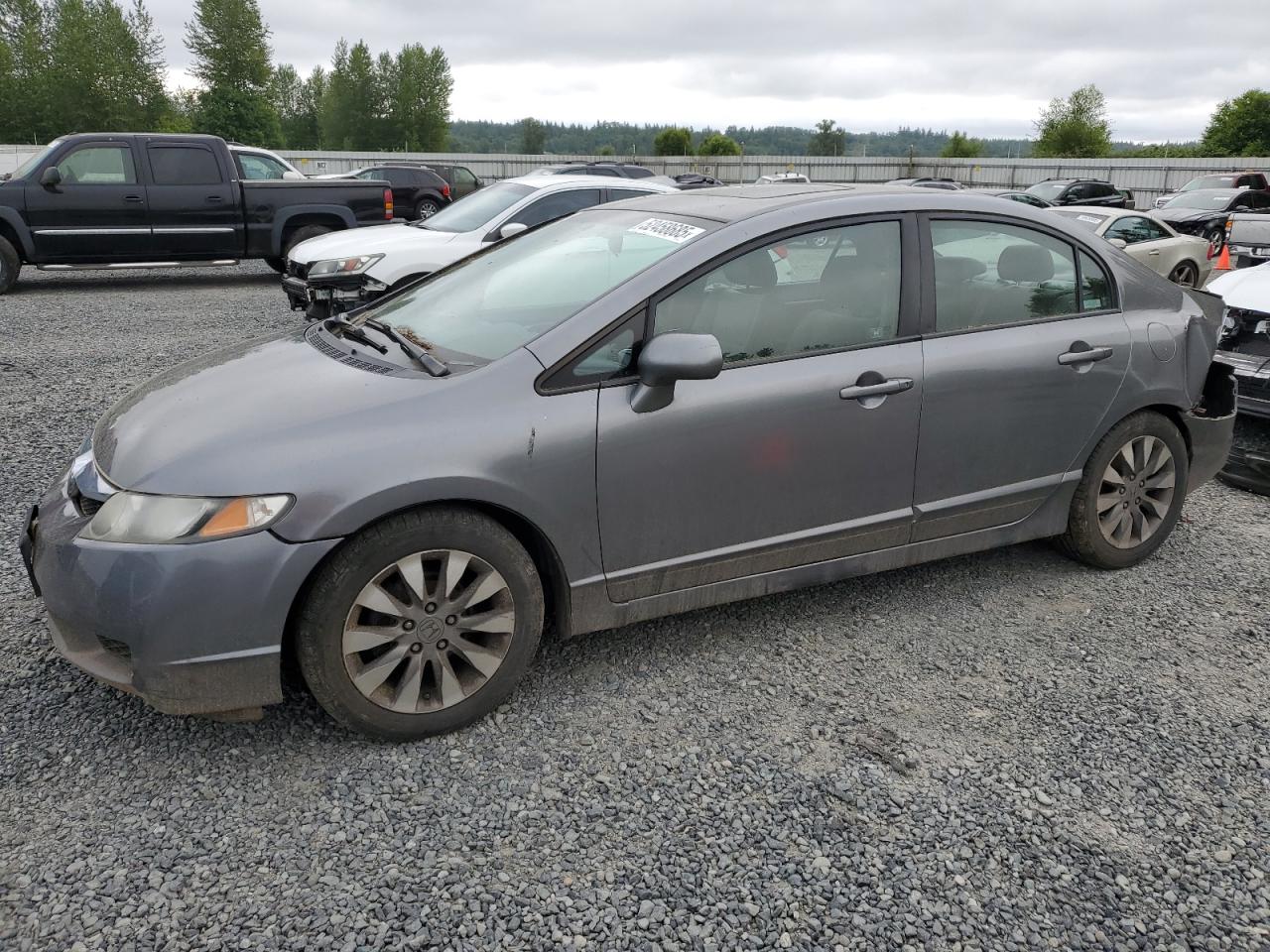 2010 Honda Civic Ex للبيع في Arlington، WA - Front End