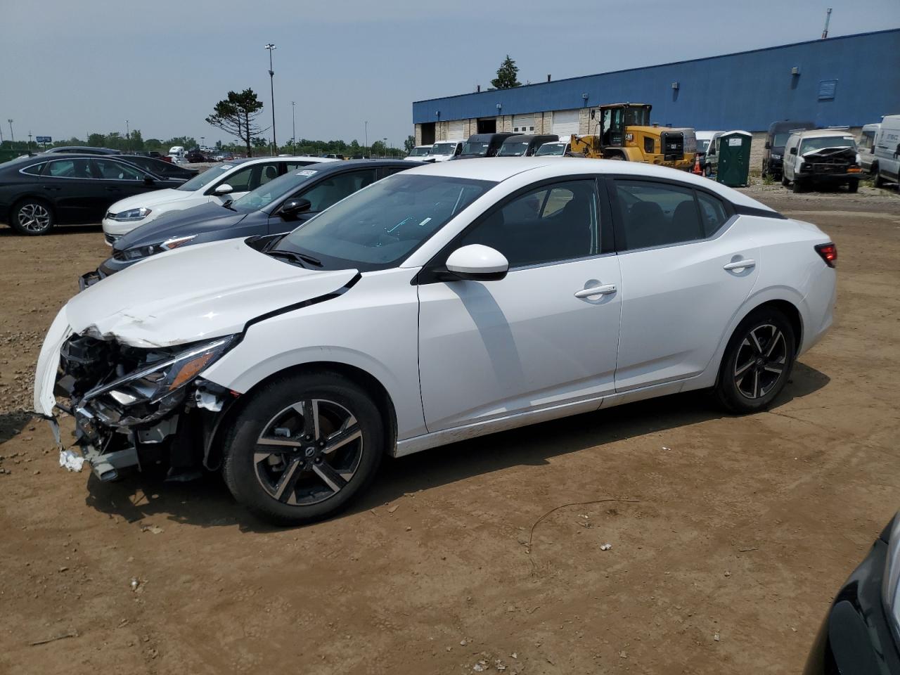 2025 Nissan Sentra Sv продається в Woodhaven, MI - Front End