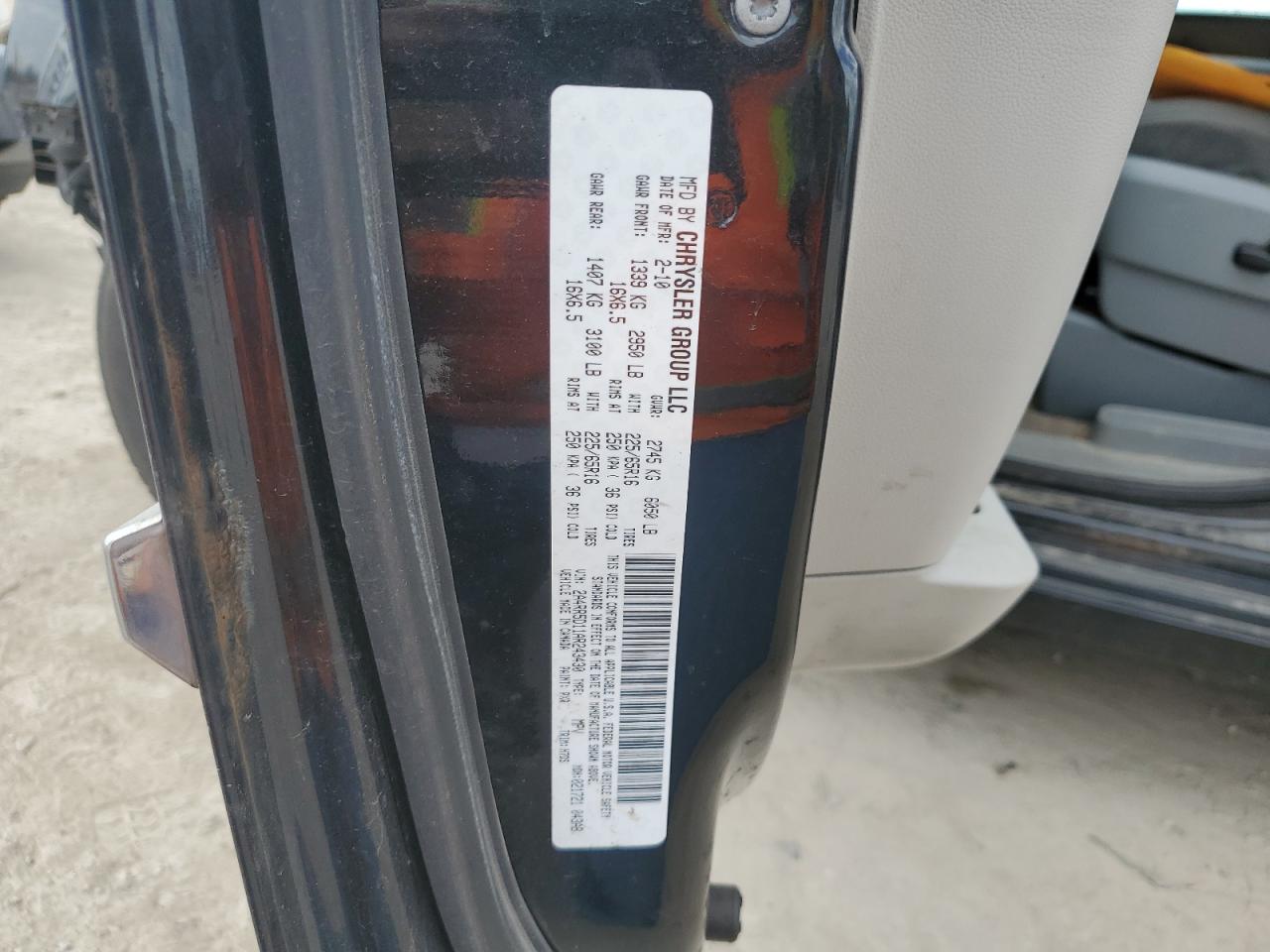 2010 Chrysler Town & Country Touring VIN: 2A4RR5D11AR243430 Lot: 62012025