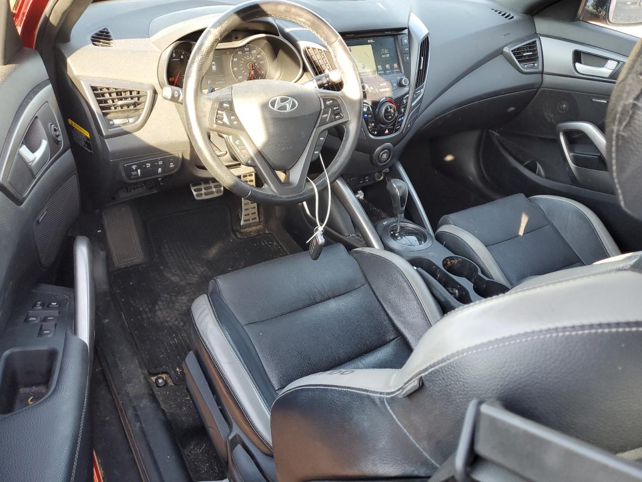 2015 Hyundai Veloster Turbo VIN: KMHTC6AEXGU263872 Lot: 61378305