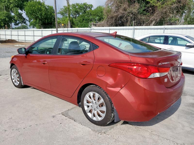  HYUNDAI ELANTRA 2012 Czerwony