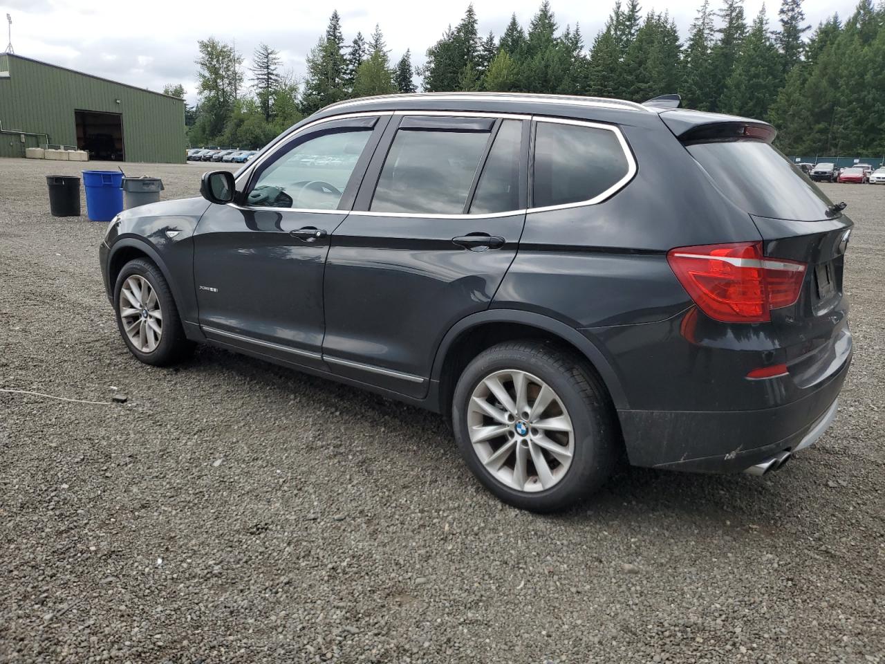 BMW X3 2013 VIN 5UXWX9C51D0A27491 zdjęcie 2