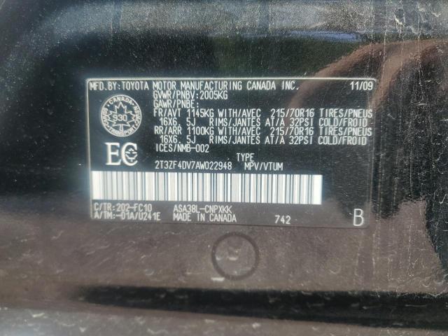 2010 TOYOTA RAV4   