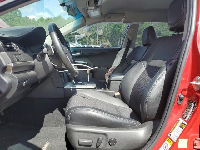  TOYOTA CAMRY 2014 Red