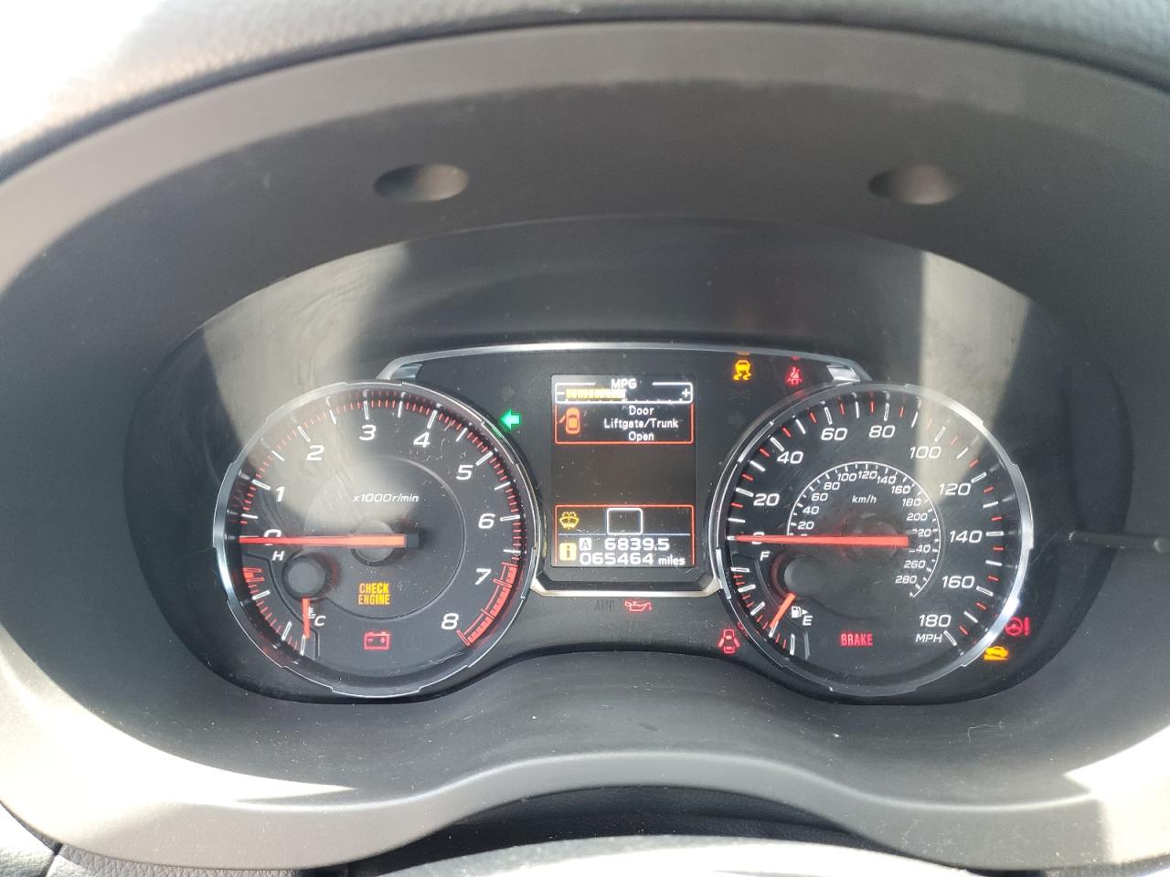 2019 Subaru Wrx VIN: JF1VA1A6XK9829951 Lot: 60995865