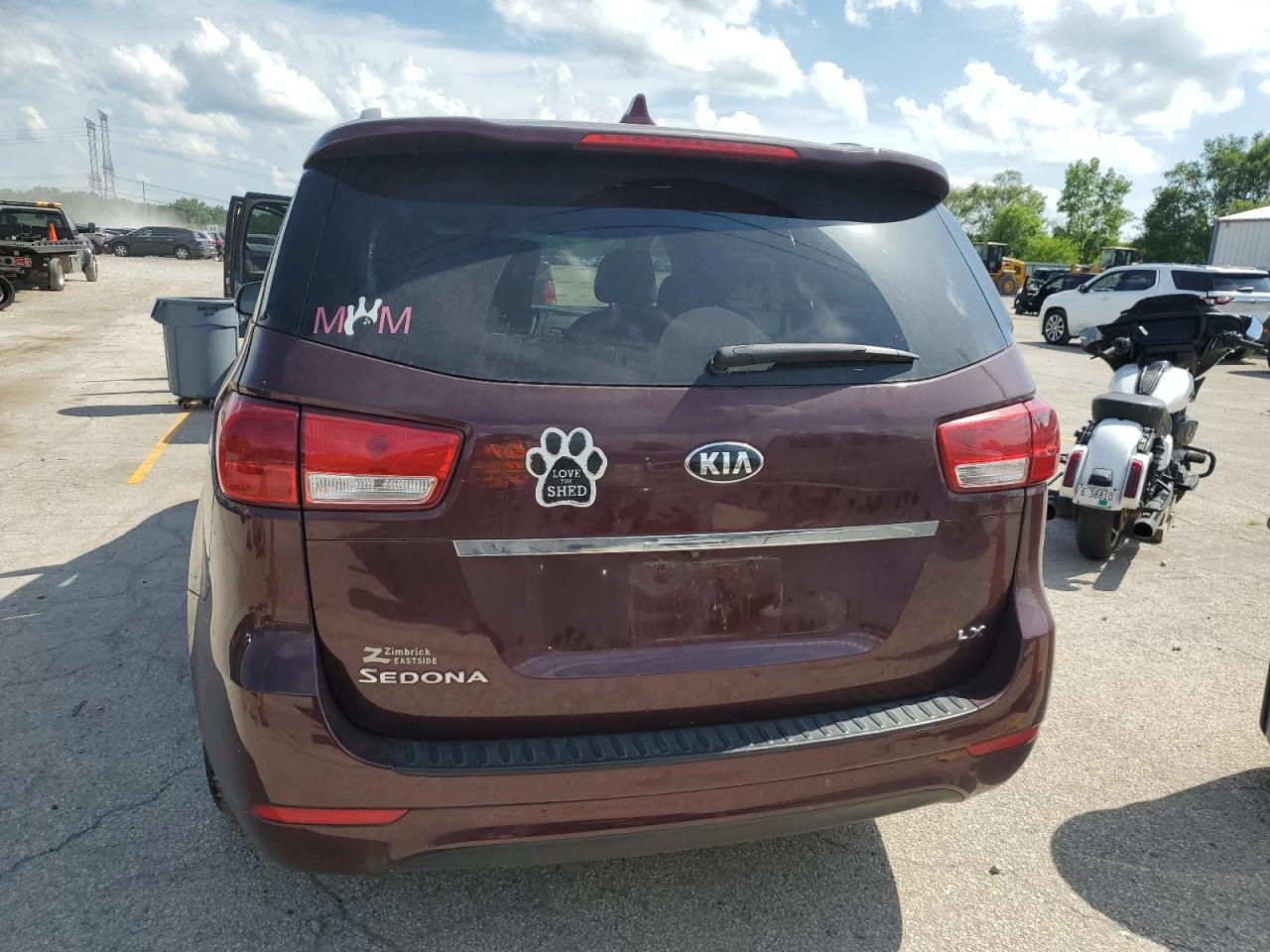 2015 Kia Sedona Lx VIN: KNDMB5C16F6074171 Lot: 62291535