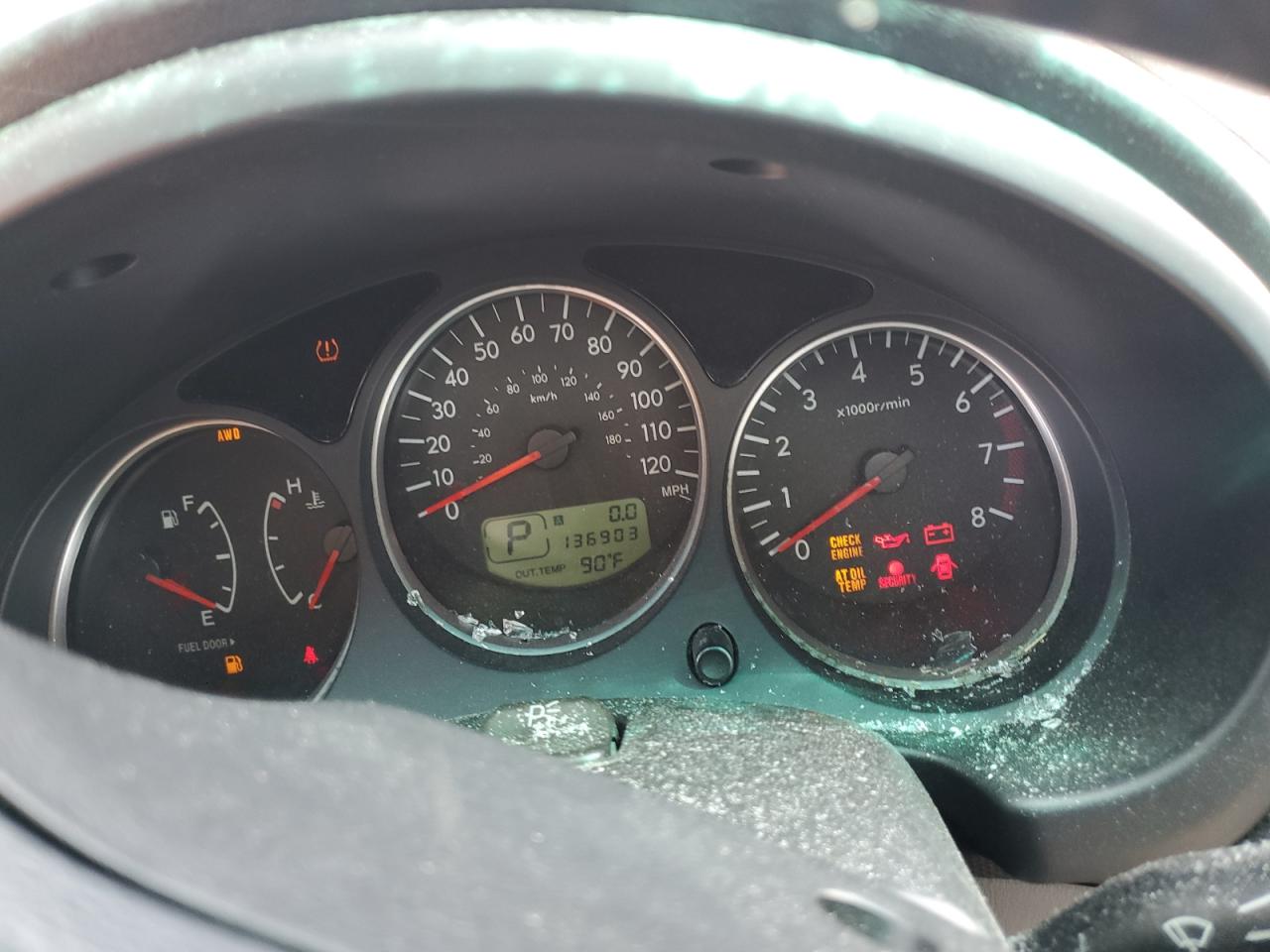 SUBARU FORESTER 2008 VIN JF1SG65608H712337 zdjęcie 9