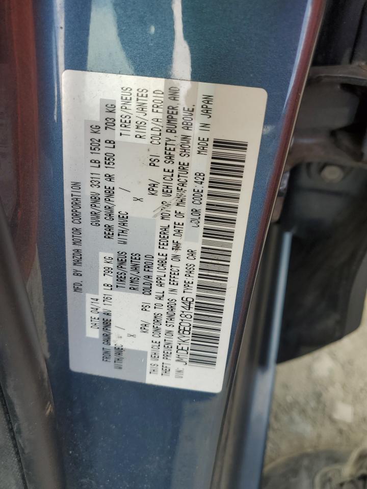 2014 Mazda Mazda2 Sport VIN: JM1DE1KY6E0181446 Lot: 60309895