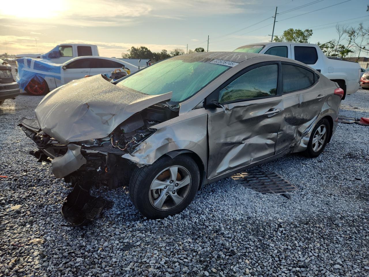 HYUNDAI ELANTRA 2014 VIN 5NPDH4AEXEH536685