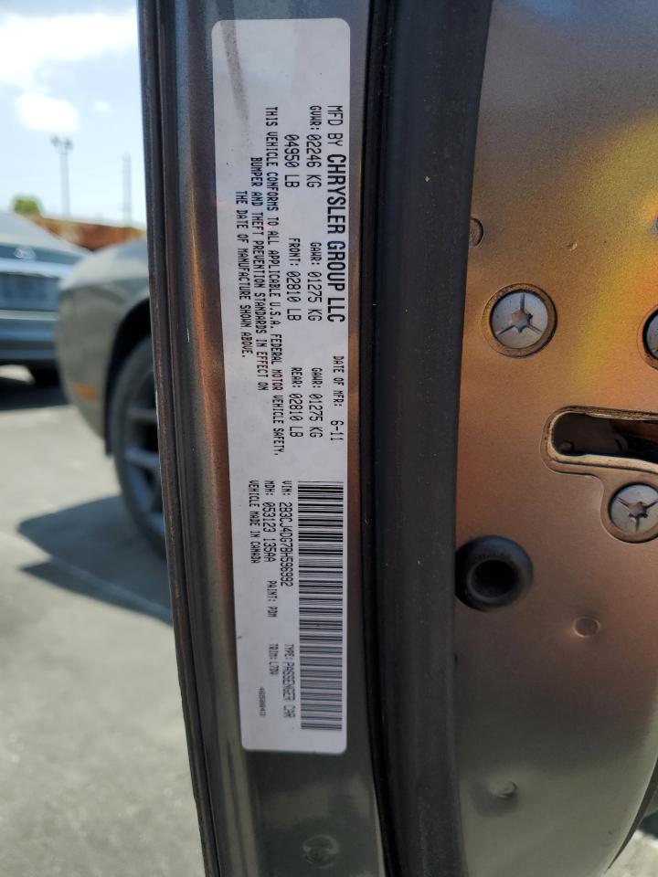 2011 Dodge Challenger VIN: 2B3CJ4DG7BH596992 Lot: 62398705