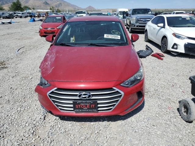  HYUNDAI ELANTRA 2018 Czerwony
