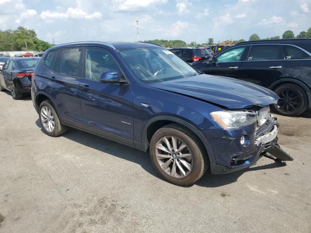  BMW X3 2017 Синий