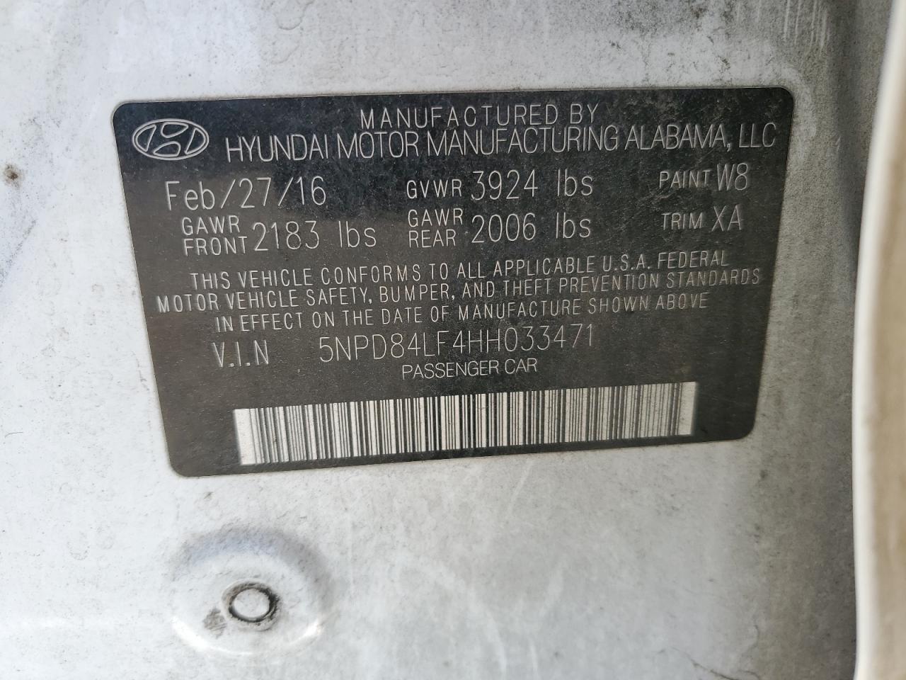 2019 Hyundai Elantra Se VIN: 5NPD84LF4HH033471 Lot: 61827805