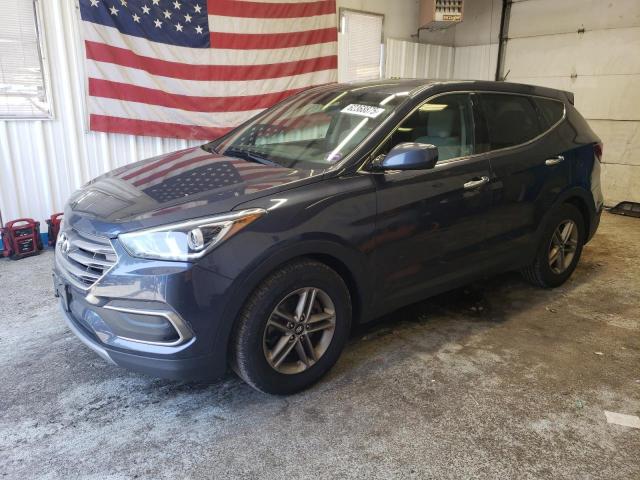  HYUNDAI SANTA FE 2018 Granatowy