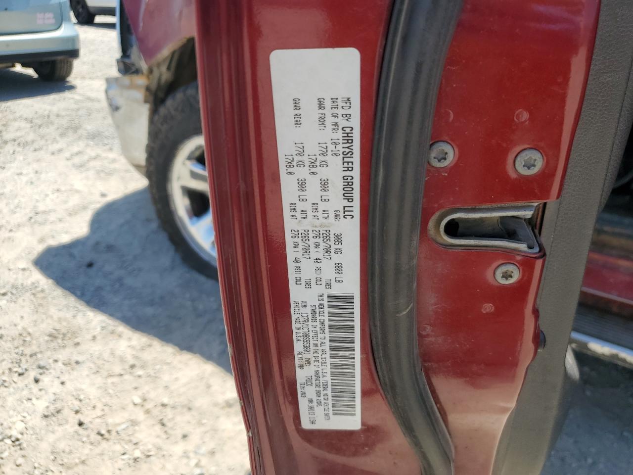 2011 Dodge Ram 1500 VIN: 1D7RV1CT0BS553801 Lot: 62123185
