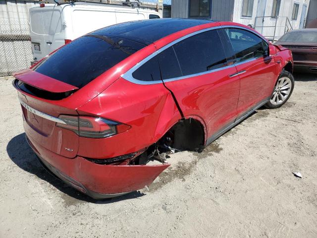 TESLA MODEL X 2018 Czerwony