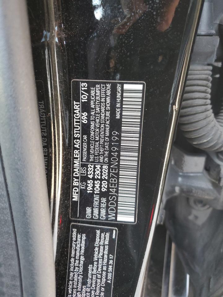 2014 Mercedes-Benz Cla 250 VIN: WDDSJ4EB7EN049199 Lot: 62329275