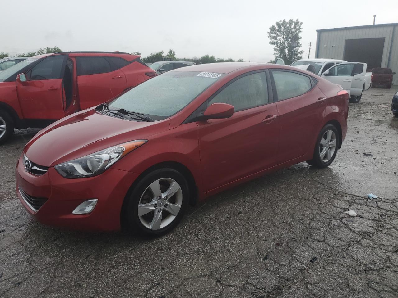 2013 Hyundai Elantra Gls en Venta en Kansas City, KS - Side