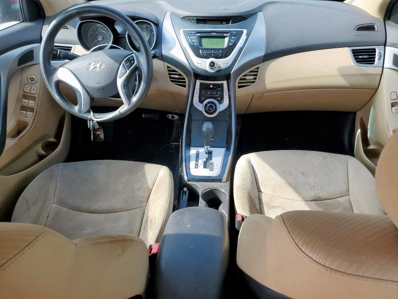  HYUNDAI ELANTRA 2012 Czerwony