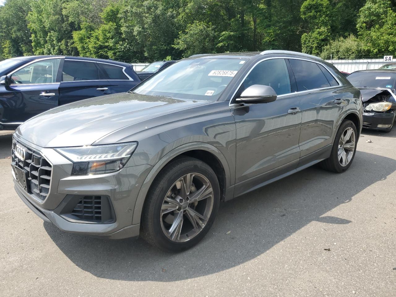 2021 Audi Q8 Premium Plus VIN: WA1BVAF10MD002436 Lot: 62826875