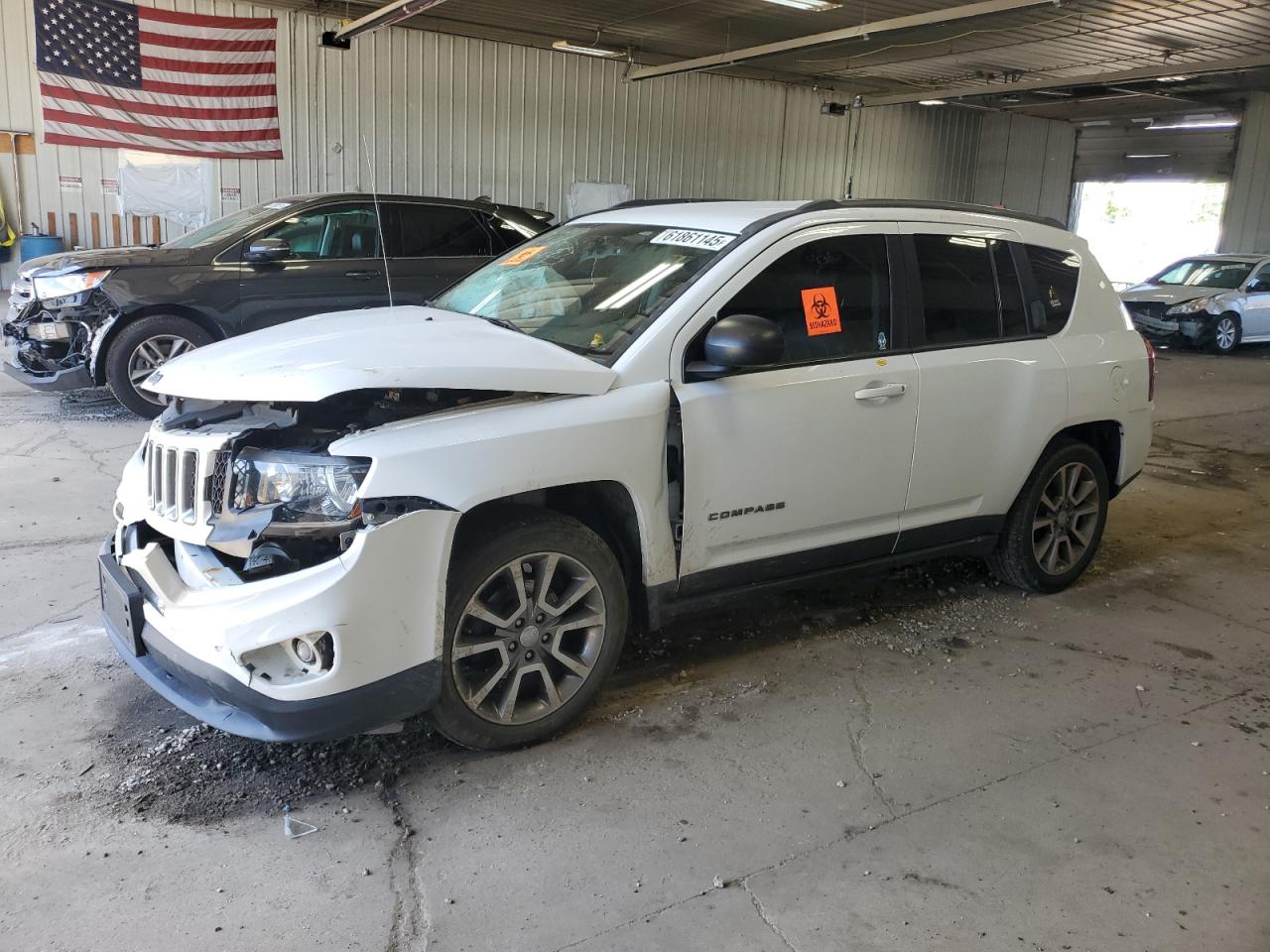 2016 Jeep Compass Sport white null gas 1C4NJCBA8GD754468 photo #1