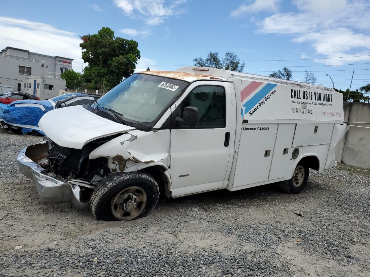 CHEVROLET EXPRESS 2008 VIN 1GBHG316381142212