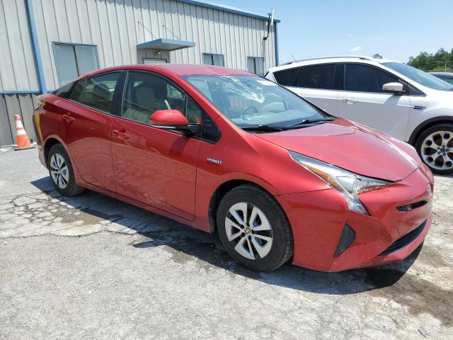  TOYOTA PRIUS 2017 Czerwony
