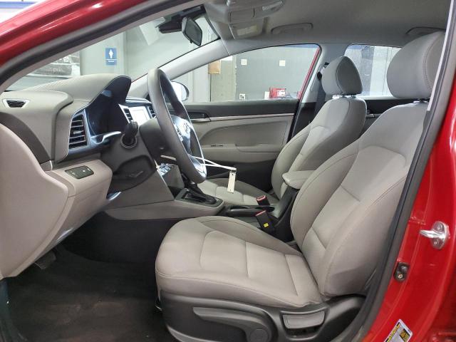  HYUNDAI ELANTRA 2020 Czerwony