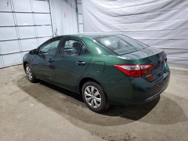Sedans TOYOTA COROLLA 2016 Green