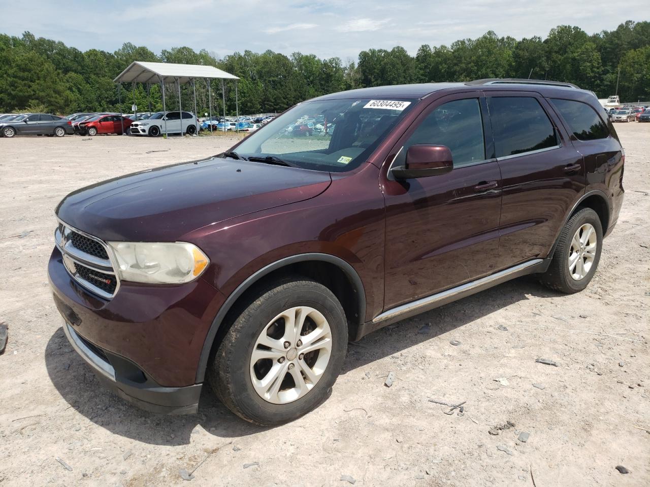 2012 Dodge Durango Sxt იყიდება Charles City-ში, VA - Mechanical