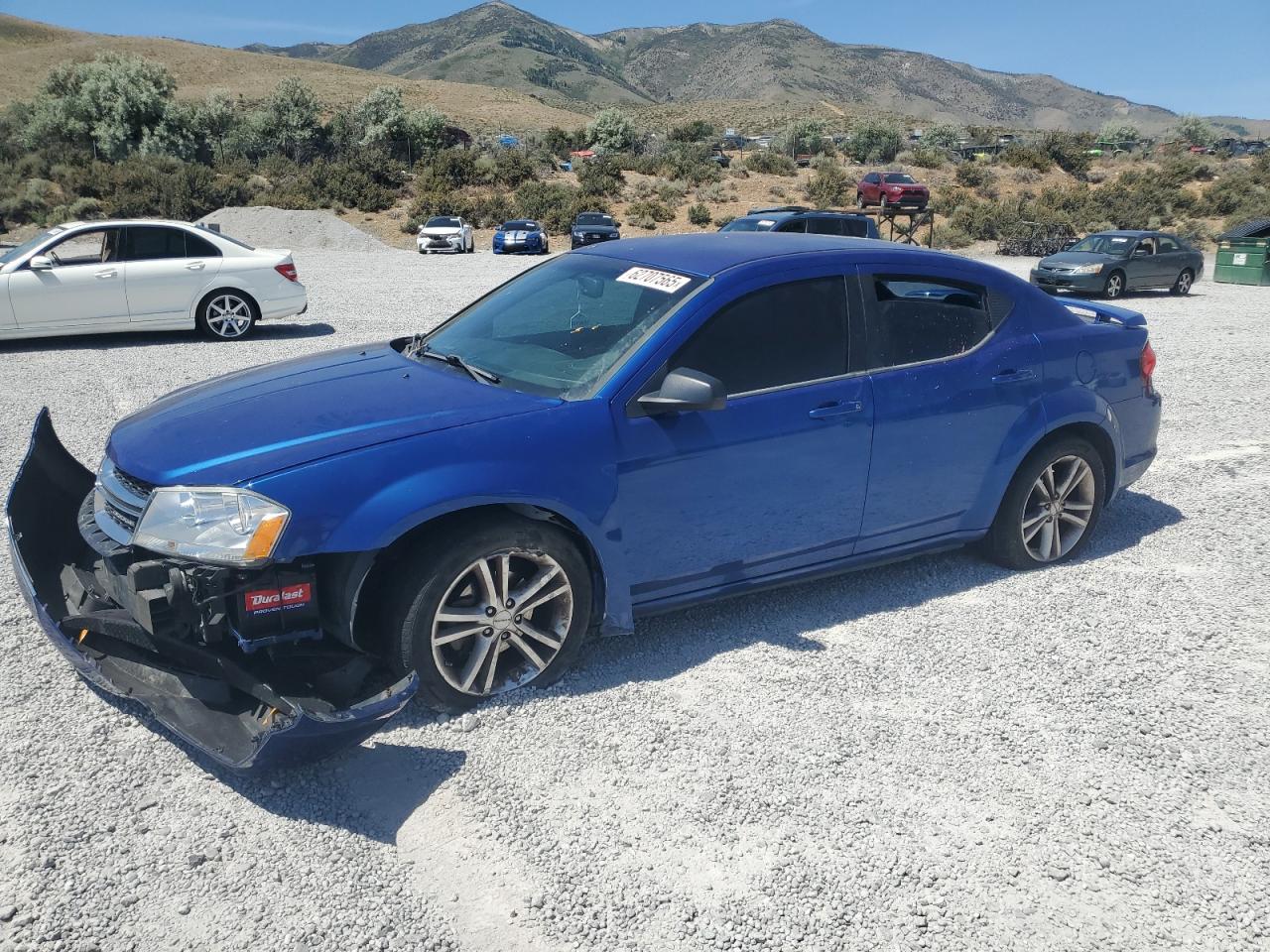 DODGE AVENGER 2012 VIN 1C3CDZAG0CN315863