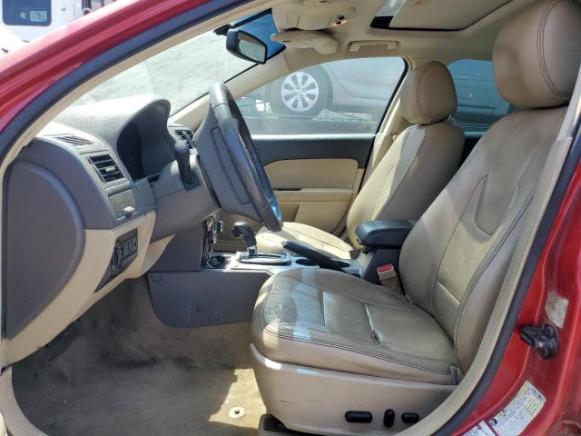 Sedans FORD FUSION 2012 Czerwony