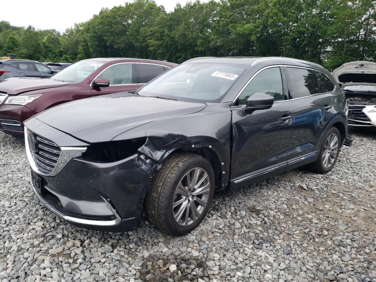 2022 Mazda Cx-9 Signature იყიდება North Billerica-ში, MA - Rear End