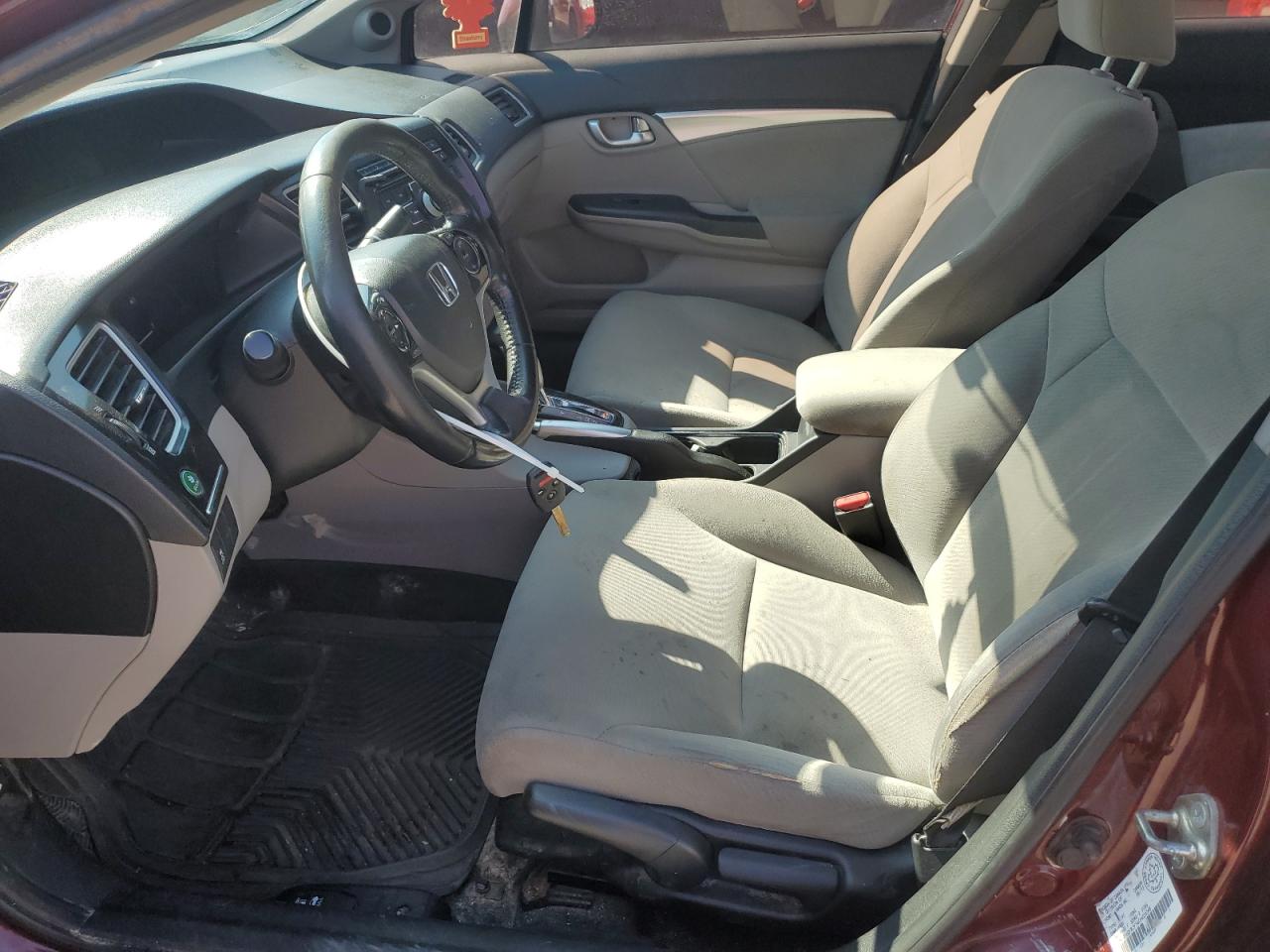 2013 Honda Civic Lx VIN: 2HGFB2F54DH035548 Lot: 62116205