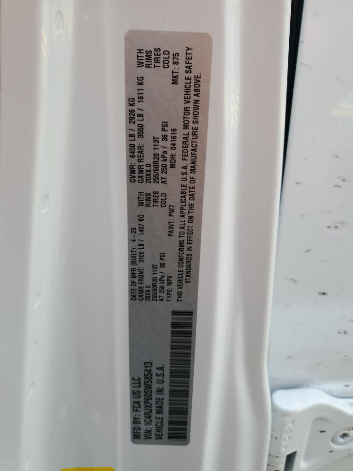 JEEP WRANGLER 2025 VIN 1C4RJXP60SW585413 zdjęcie 14