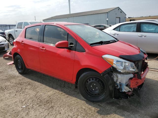 Hatchbacks TOYOTA YARIS 2013 Czerwony