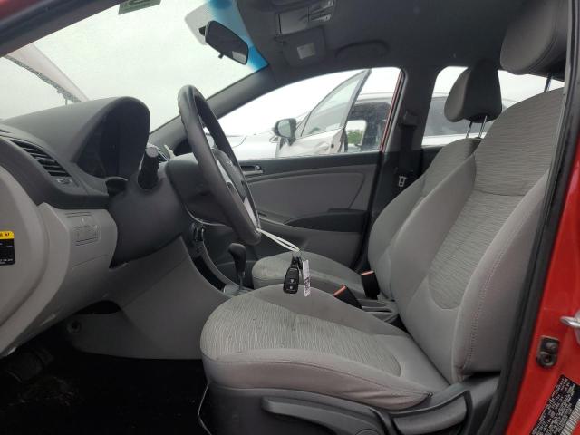  HYUNDAI ACCENT 2016 Red