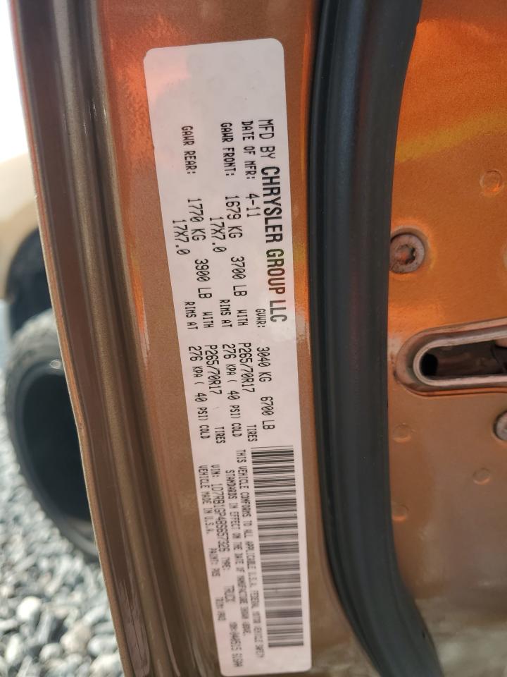 2011 Dodge Ram 1500 VIN: 1D7RB1GP4BS657326 Lot: 61360115