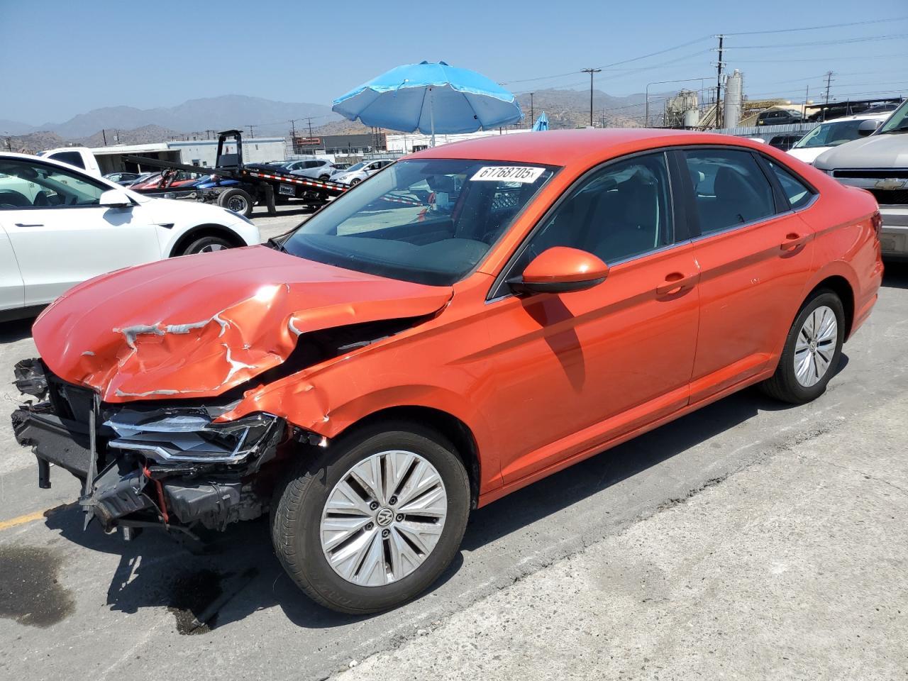2019 Volkswagen Jetta S იყიდება Sun Valley-ში, CA - Front End