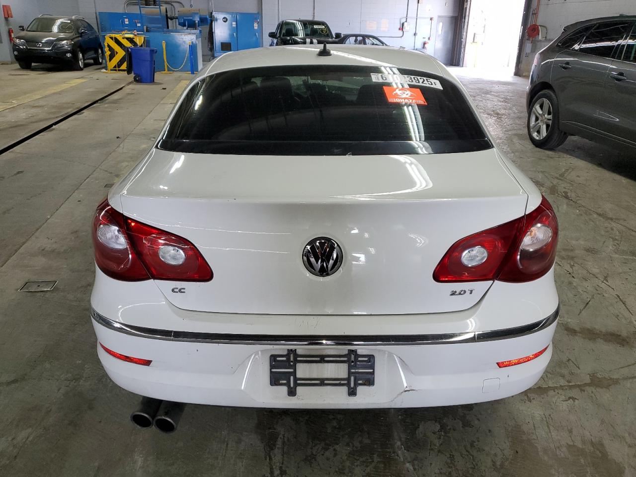2012 Volkswagen Cc Luxury VIN: WVWHP7AN2CE522217 Lot: 61023925