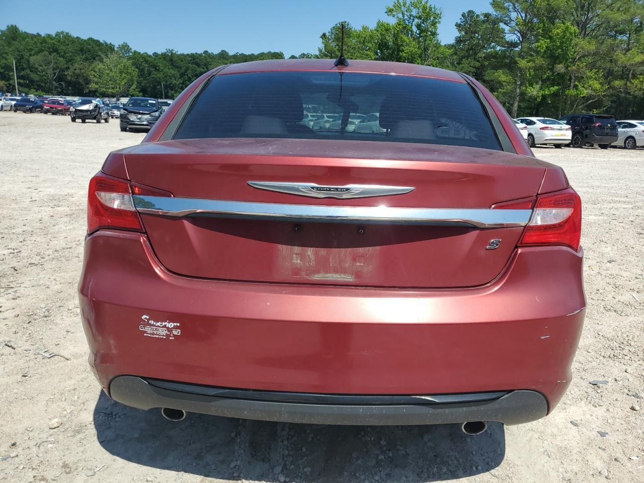2012 Chrysler 200 Touring VIN: 1C3CCBBG9CN296478 Lot: 61860365