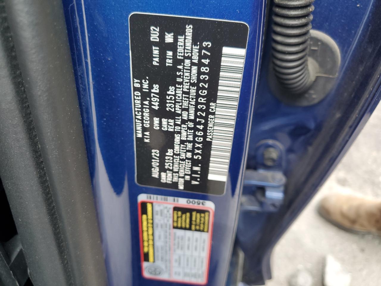 2024 Kia K5 Gt Line VIN: 5XXG64J23RG238473 Lot: 60686305