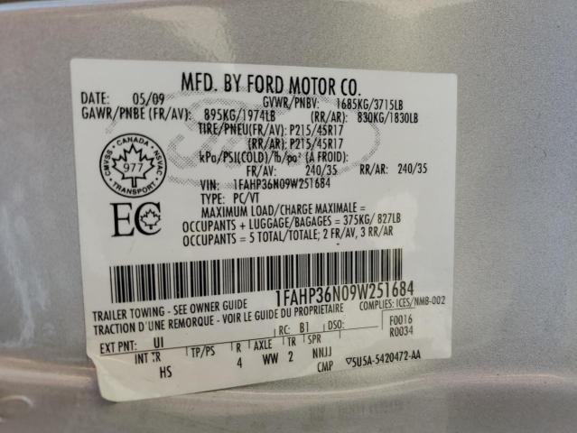 2009 FORD FOCUS SES  