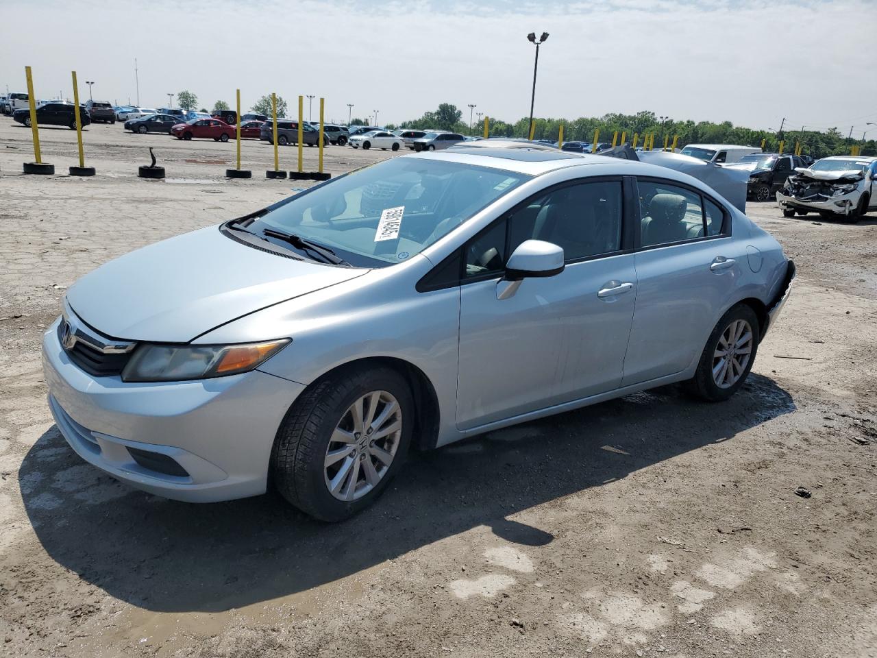 2012 Honda Civic Ex zu verkaufen in Indianapolis, IN - Rear End