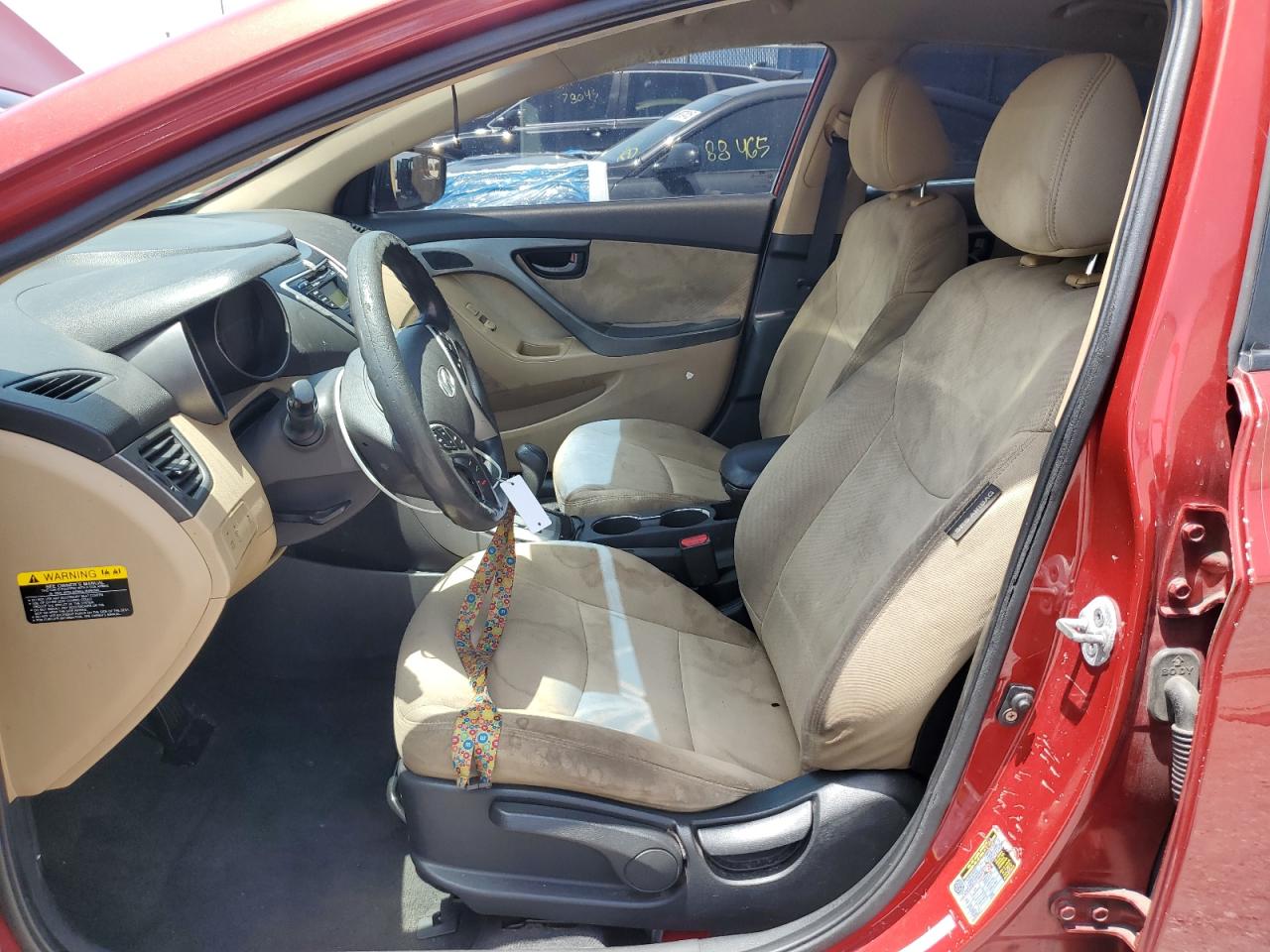 2012 Hyundai Elantra Gls VIN: KMHDH4AE5CU296606 Lot: 60137415