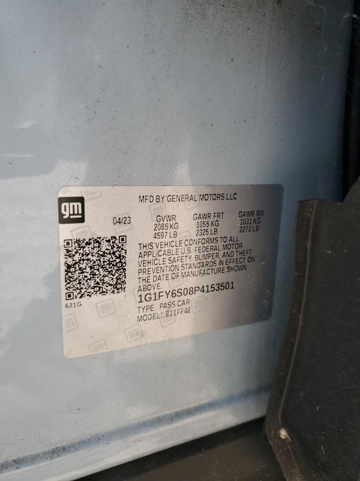 2023 Chevrolet Bolt Euv Lt VIN: 1G1FY6S08P4153501 Lot: 62419285