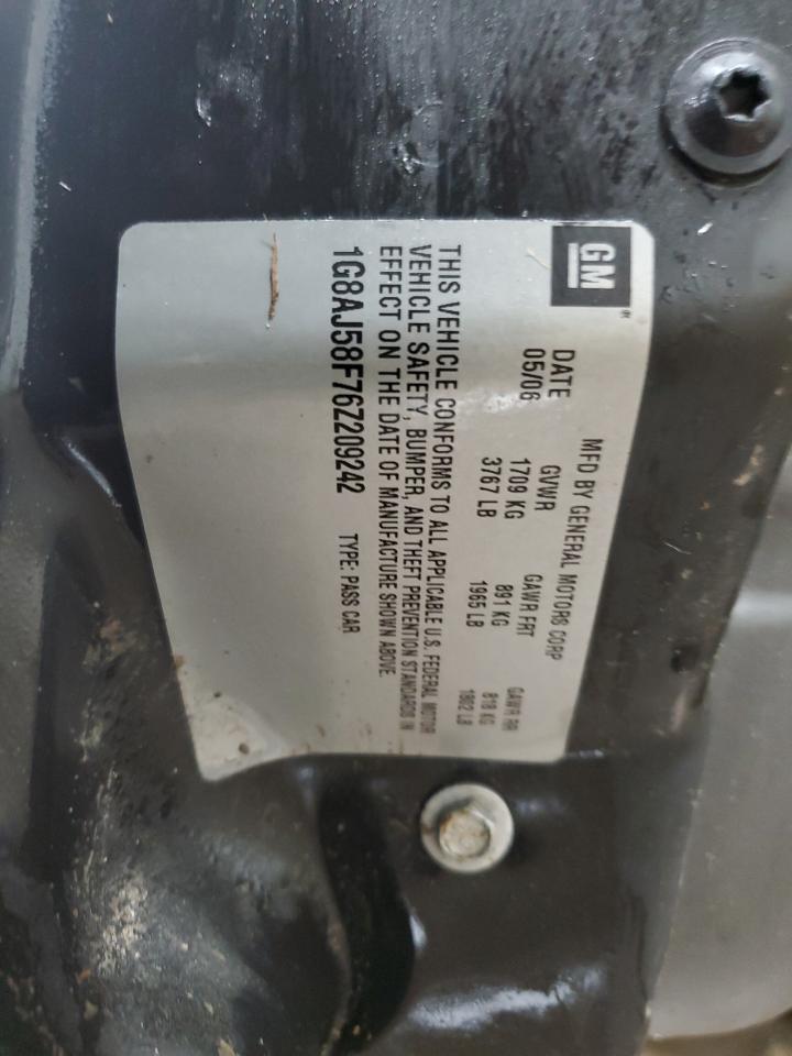 2006 Saturn Ion Level 2 VIN: 1G8AJ58F76Z209242 Lot: 61341545