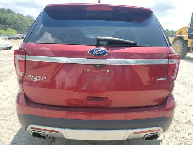  FORD EXPLORER 2016 Czerwony