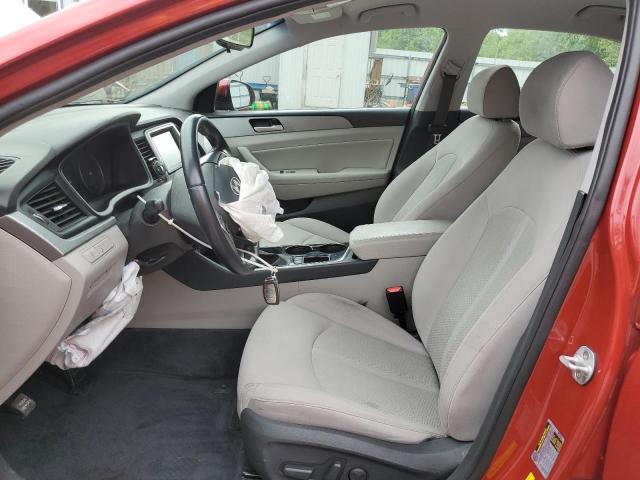  HYUNDAI SONATA 2018 Czerwony