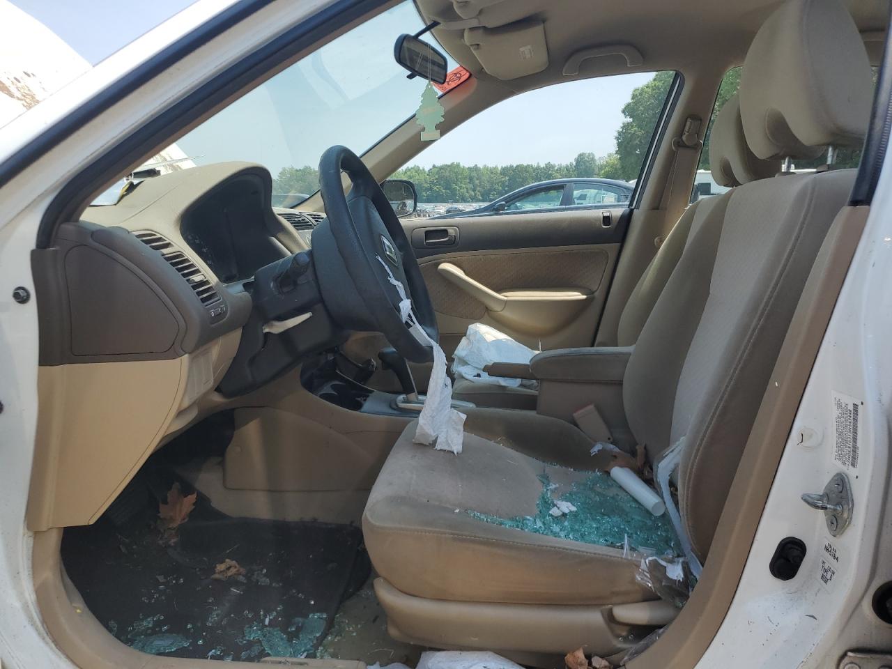 2005 Honda Civic Dx Vp VIN: 2HGES16315H543448 Lot: 60823055